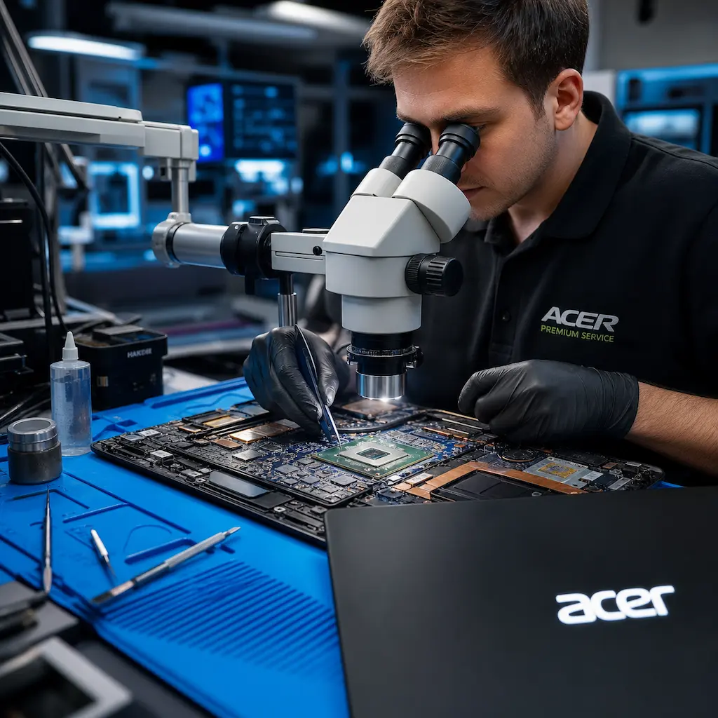 Замена видеокарты ноутбука Acer в Ревде