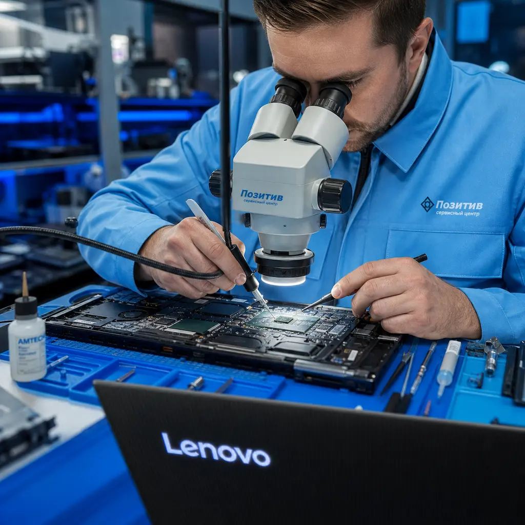 Замена видеокарты ноутбука Lenovo в Ревде