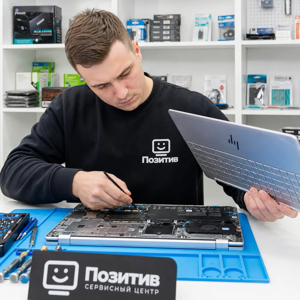 заменить клавиатуру на ноутбуке HP в Ревде