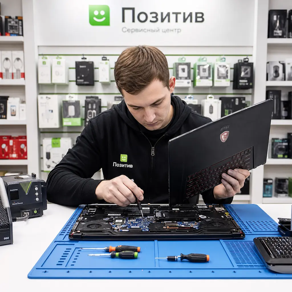 заменить клавиатуру на ноутбуке MSI в Ревде