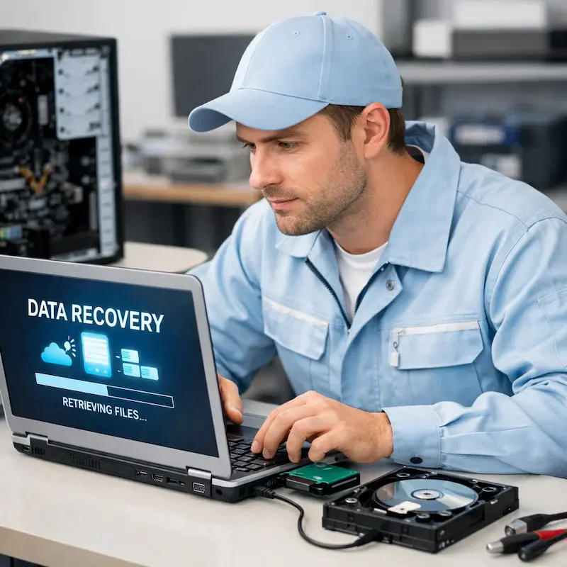 Восстановление данных и файлов в Ревде