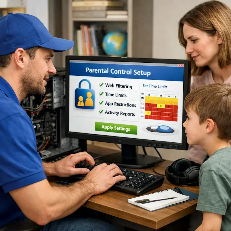 установка родительского контроля в Ревде