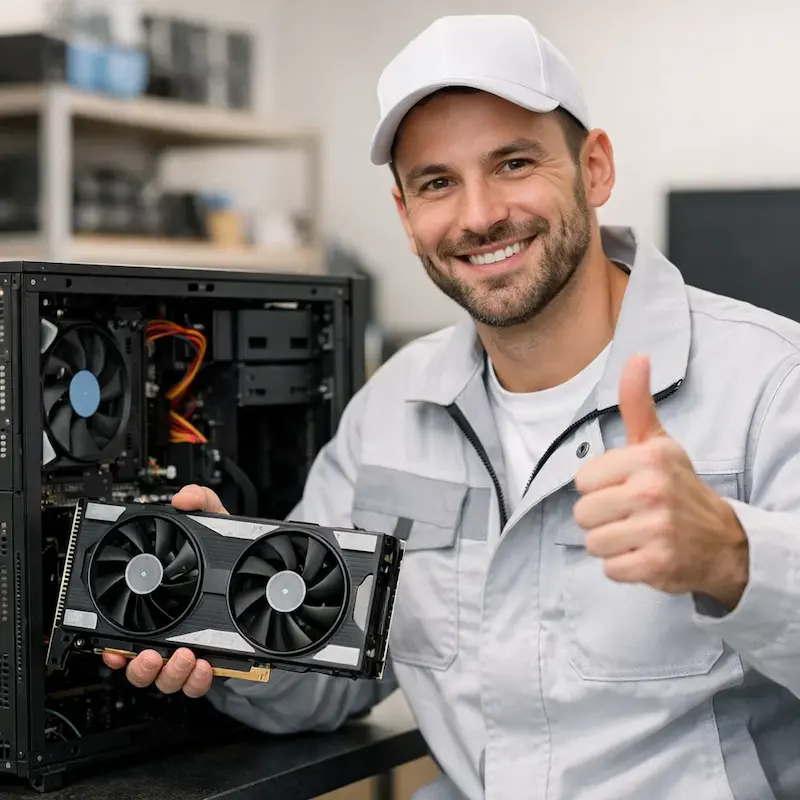 установка видеокарты на ПК в Ревде