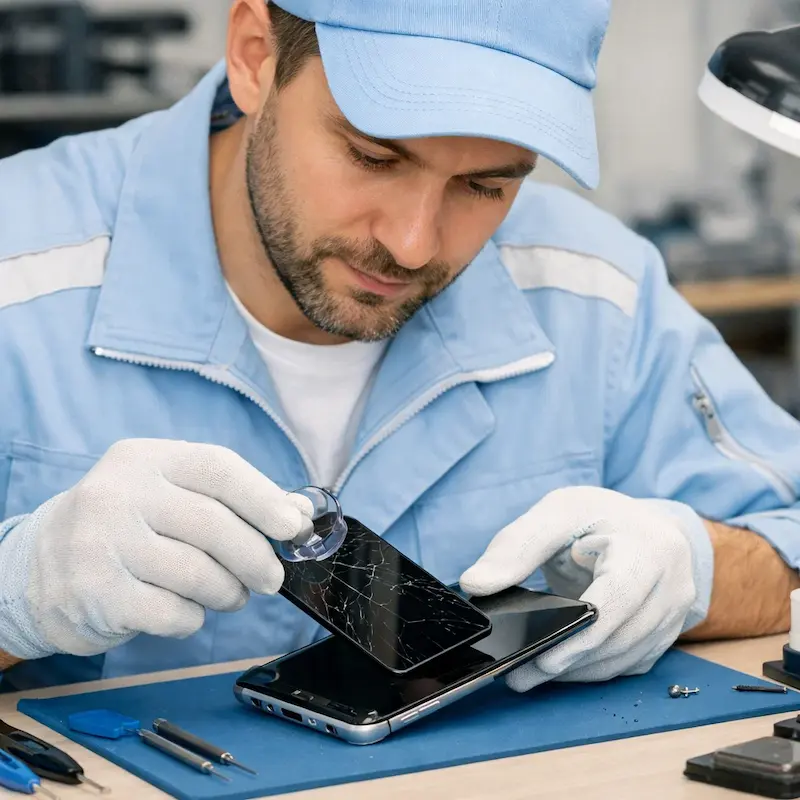 Заменить сенсорное стекло на смартфоне в Ревде